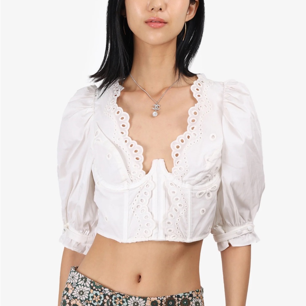 White for loving and lemons crop top!